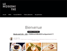 Tablet Screenshot of lemodernithe.com